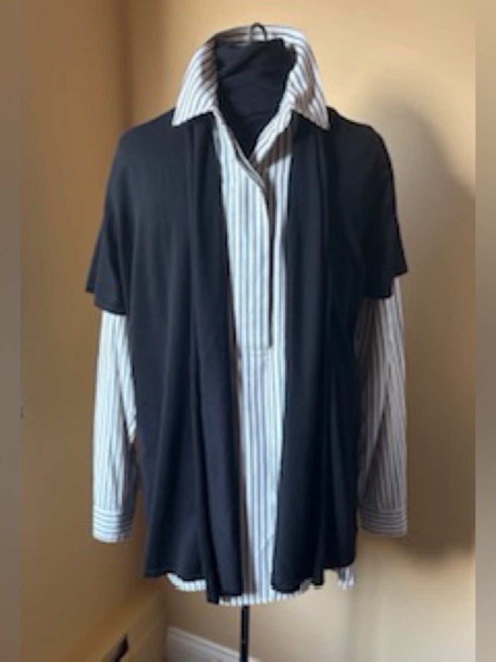 NWT! Macy's Black August Silk Cardigan Sweater | 1X